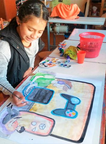 Centros de desarrollo de capacidades para la niñez y adolescencia, experiencia en Andahuaylillas